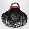 Longchamp Black La Pliage Filet small