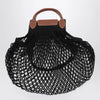 Longchamp Black La Pliage Filet small