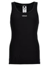 Versace Logo Embroidery Tank Top