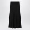 The Row Mirla skirt in black jersey
