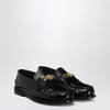 Versace Black leather Medusa 95 loafers