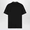 Versace Black polo shirt with Medusa embroidery