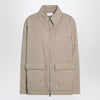The Row Sand-colored Aurelius jacket in cotton and cashmere