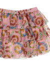 Versace Kids Geo Poly Barocco Flower Skirt