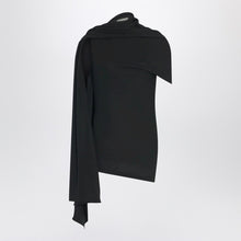  The Row Isadra top in black jersey