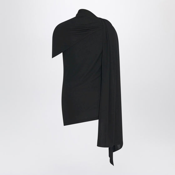The Row Isadra top in black jersey