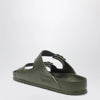 Khaki green Arizona EVA slides by Birkenstock