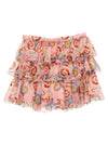 Versace Kids Geo Poly Barocco Flower Skirt