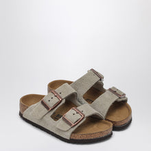  Birkenstock Taupe suede Arizona slide