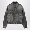 Versace Grey denim blouson jacket