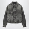 Versace Grey denim blouson jacket