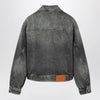 Versace Grey denim blouson jacket