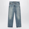 Versace Blue washed-effect jeans with small studs