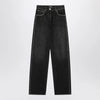 Versace Black jeans with studs and crystals