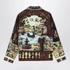 Versace Slim printed silk twill shirt