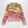 Versace Printed silk knit cardigan