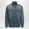 Versace Vintage blue denim shirt