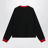 Versace Black/red long-sleeve T-shirt