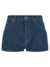 Versace Chambray Denim Shorts