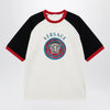 Versace White/black cotton T-shirt with Medusa print