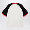 Versace White/black cotton T-shirt with Medusa print
