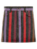 Versace Striped Denim Skirt