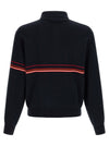 Versace Inlaid Striped Polo Shirt