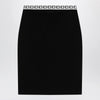 Versace Jacquard viscose-blend midi skirt in black