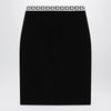 Versace Jacquard viscose-blend midi skirt in black