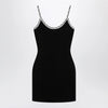 Versace Black stretch viscose mini dress