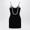Versace Black stretch viscose mini dress