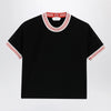 Versace Black stretch cotton jersey T-shirt