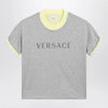 Versace Reversible grey/yellow cotton jersey T-shirt
