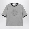 Versace Cotton Jersey T-Shirt with Printed Logo