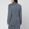 Dries Van Noten Dark grey jacket with fringes