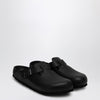 Birkenstock Boston slipper black in smooth leather