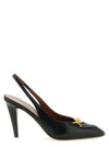 Versace La Medusa Leather Slingbacks
