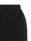 Versace Grain De Poudre Wool Skirt
