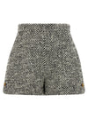 Versace Bouclé Wool Shorts