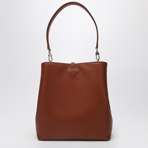 Longchamp M Le Roseau Hobo Bag in Bark colour