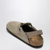Birkenstock Taupe suede Tokyo slipper