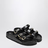 Birkenstock Slide Florida Dbuckle Exquisite lucida nera