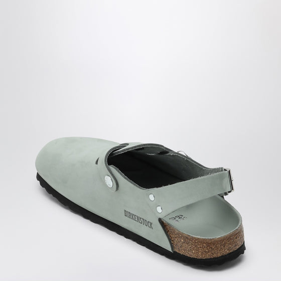 Birkenstock Sage coloured suede Tokyo slipper