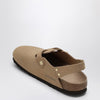 Birkenstock Sand coloured suede Tokyo slipper
