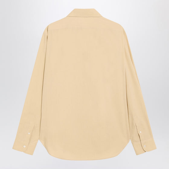 The Row Sand-colored Morgan cotton shirt