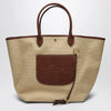 Longchamp Basket bag L Le Pliage artichoke brown