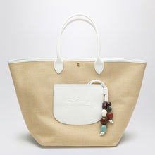  Longchamp Basket bag Le Pliage white
