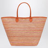 Longchamp L Le Pliage Collection basket bag in rainbow canvas