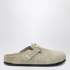 Birkenstock Boston Exquisite suede clogs in taupe