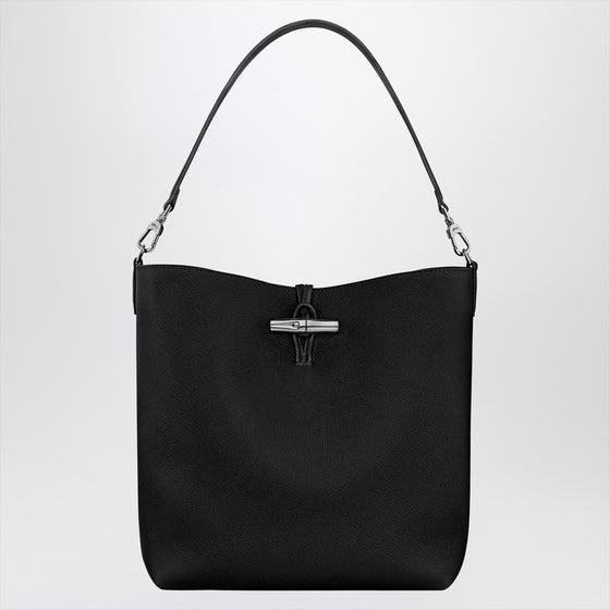 Longchamp M Le Roseau black Hobo Bag